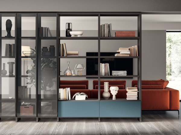 Living rooms with a bookcase